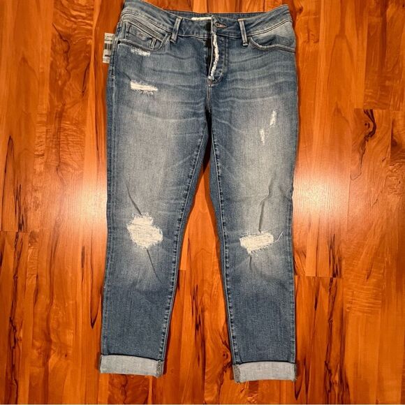 🔥 MAVI JEANS CO 🔥 ADA Boyfriend 🖤 distressed 🖤 size 27 - Picture 1 of 7